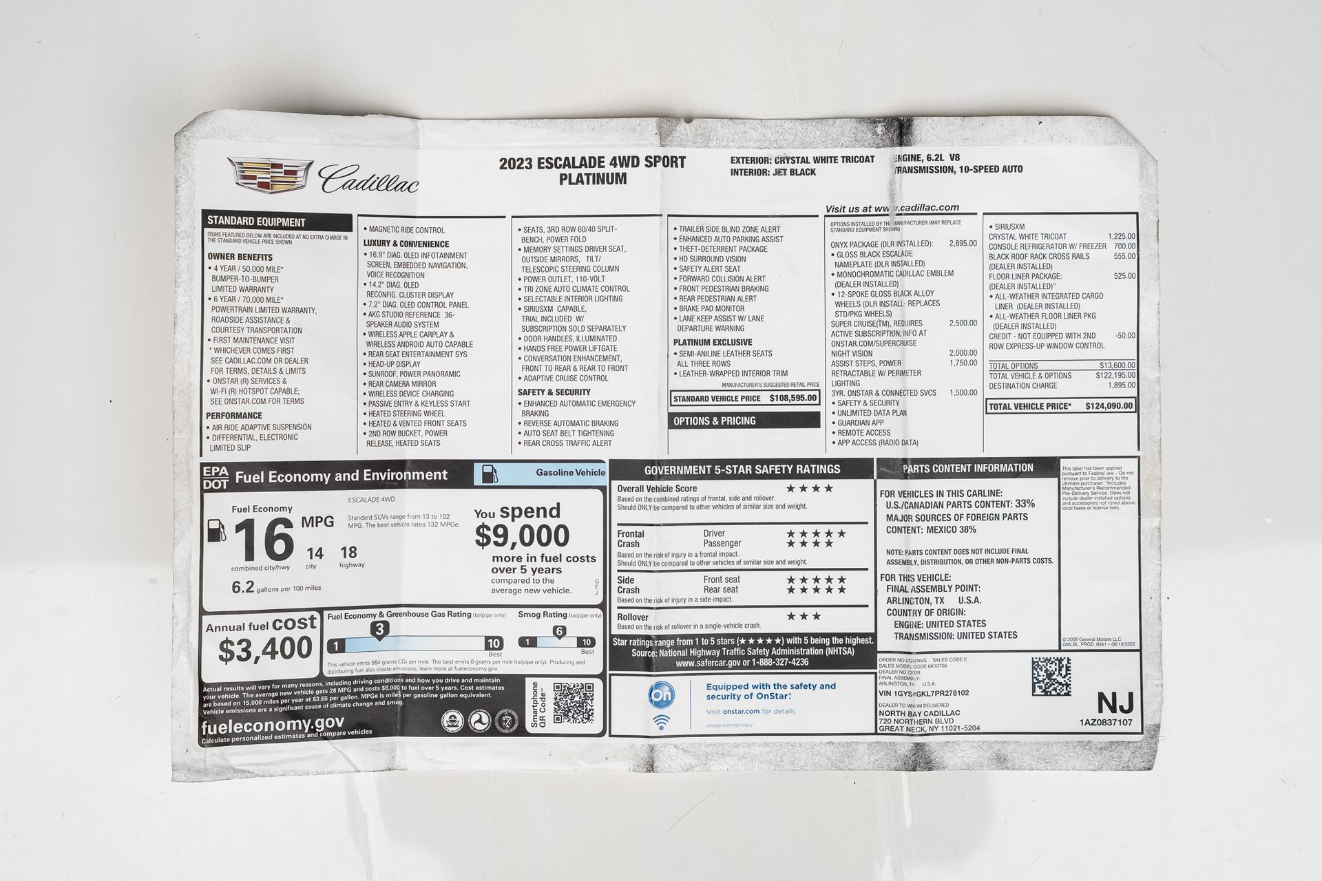2023 Cadillac Escalade Sport Platinum for sale | TxTCharlie