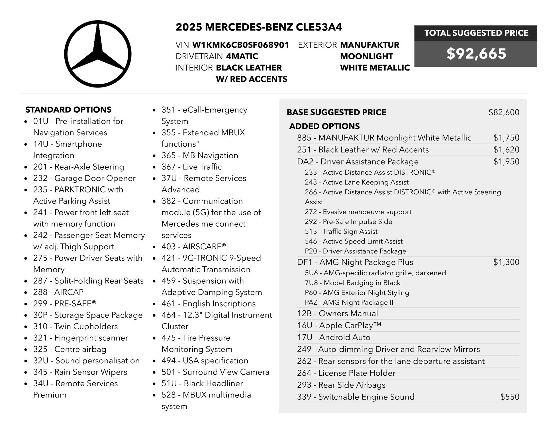 2025 Mercedes-Benz CLE CLE 53 AMG® for sale | TxTCharlie