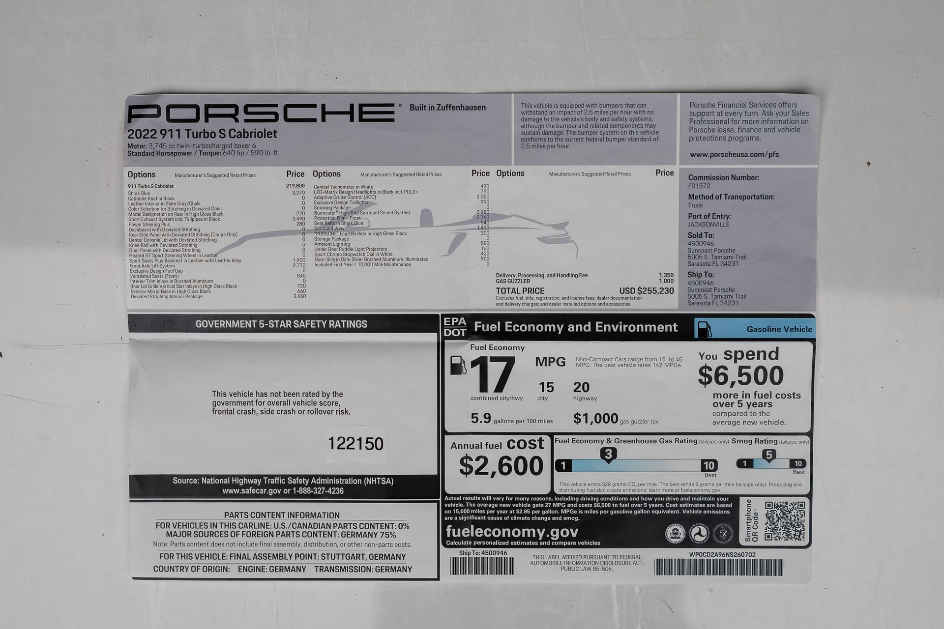 2022 Porsche 911 Turbo S for sale | TxTCharlie