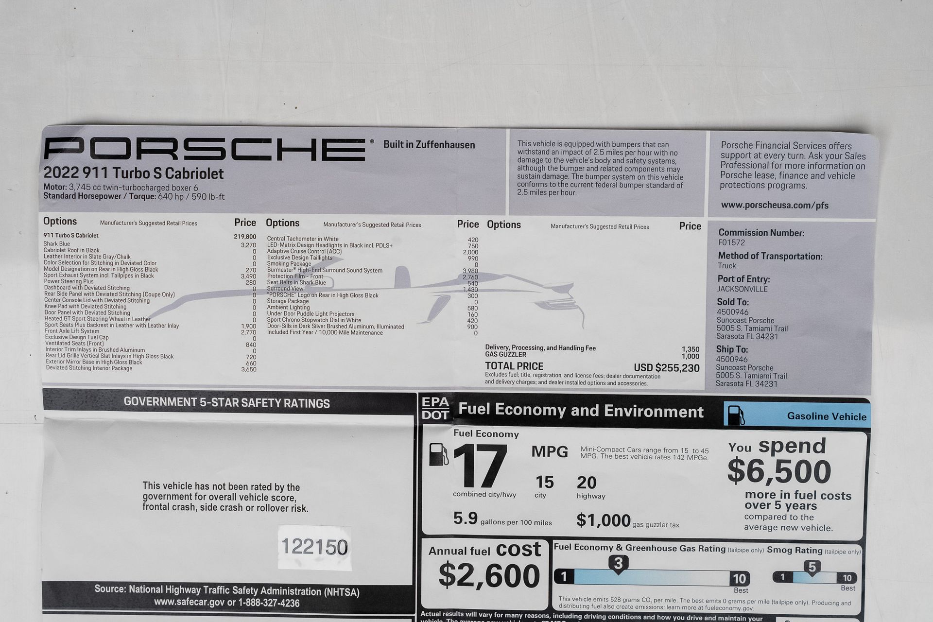 2022 Porsche 911 Turbo S for sale | TxTCharlie