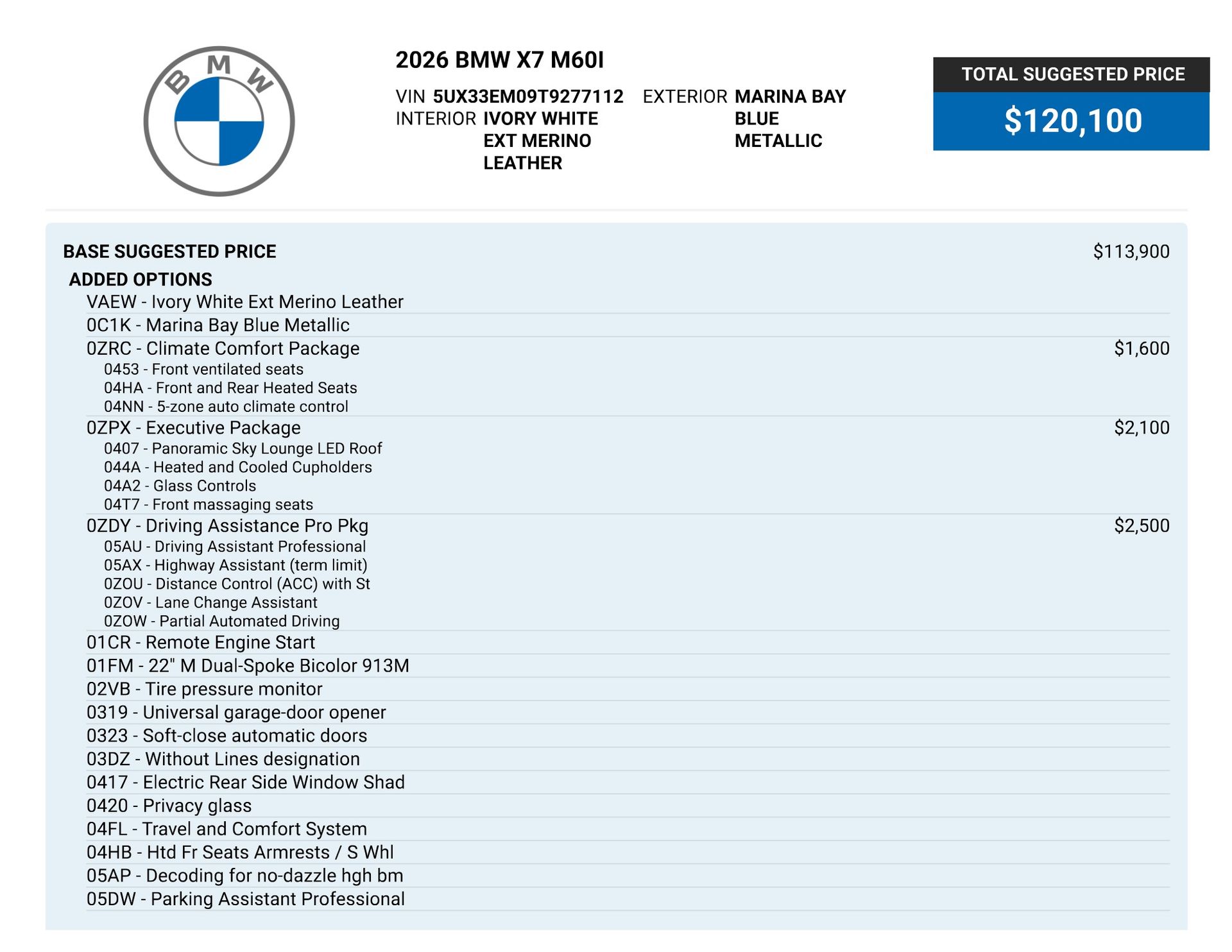 2026 BMW X7 M60i for sale | TxTCharlie