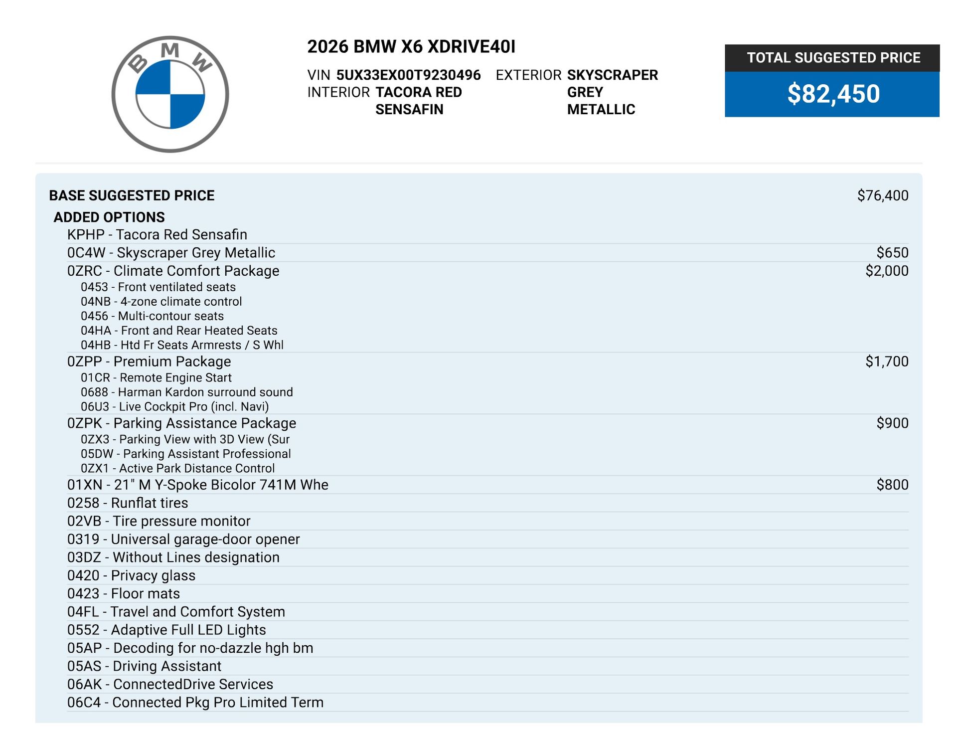 2026 BMW X6 xDrive40i for sale | TxTCharlie