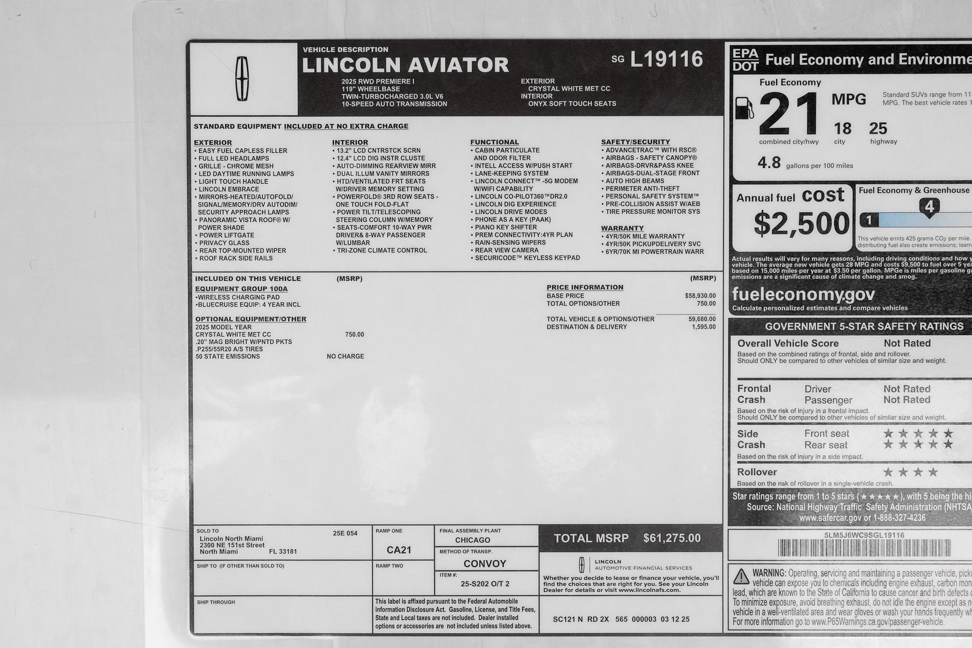 2025 Lincoln Aviator Premiere for sale | TxTCharlie
