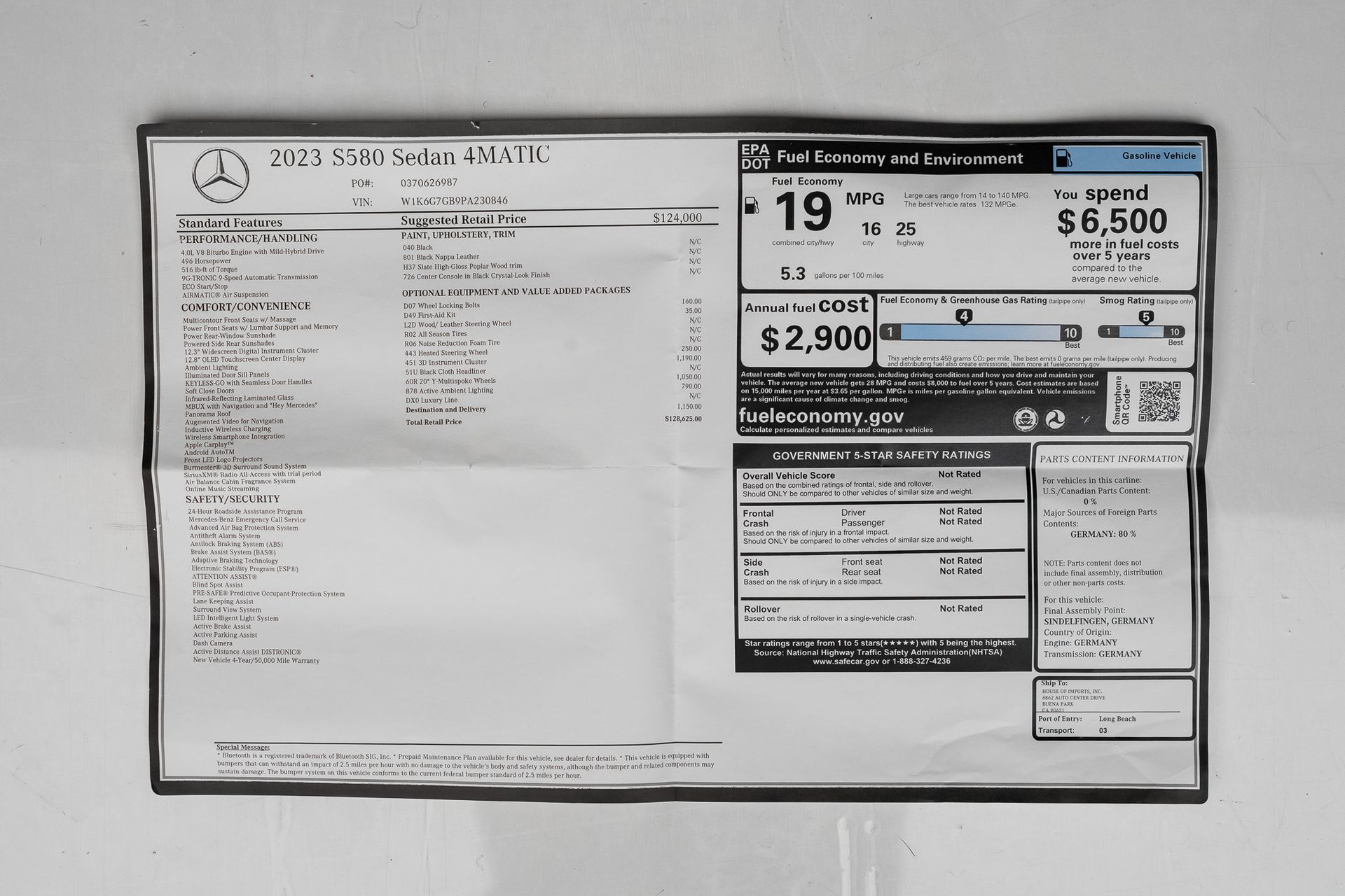 2023 Mercedes-Benz S-Class S 580 for sale | TxTCharlie