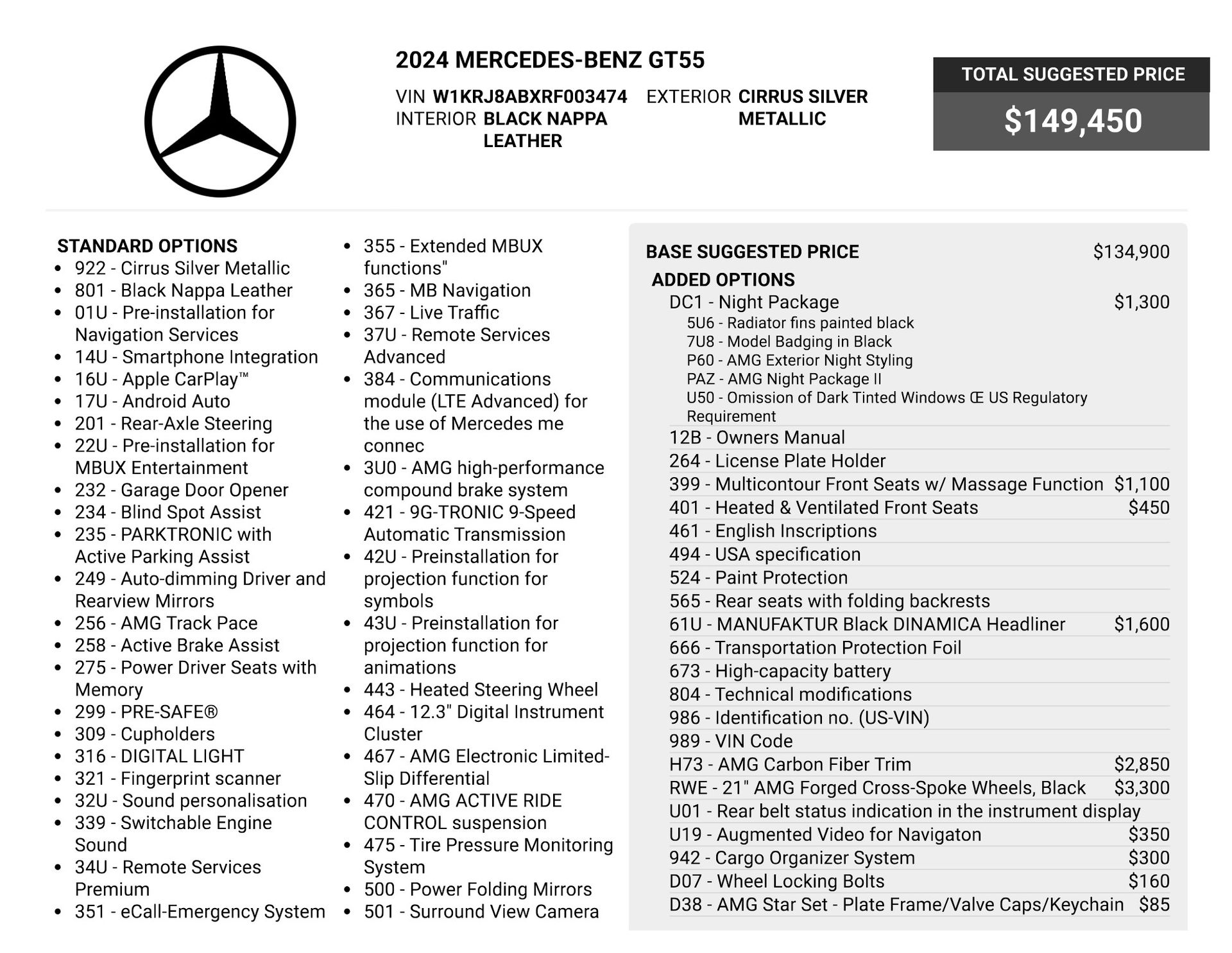 2024 Mercedes-Benz AMG® GT for sale | TxTCharlie