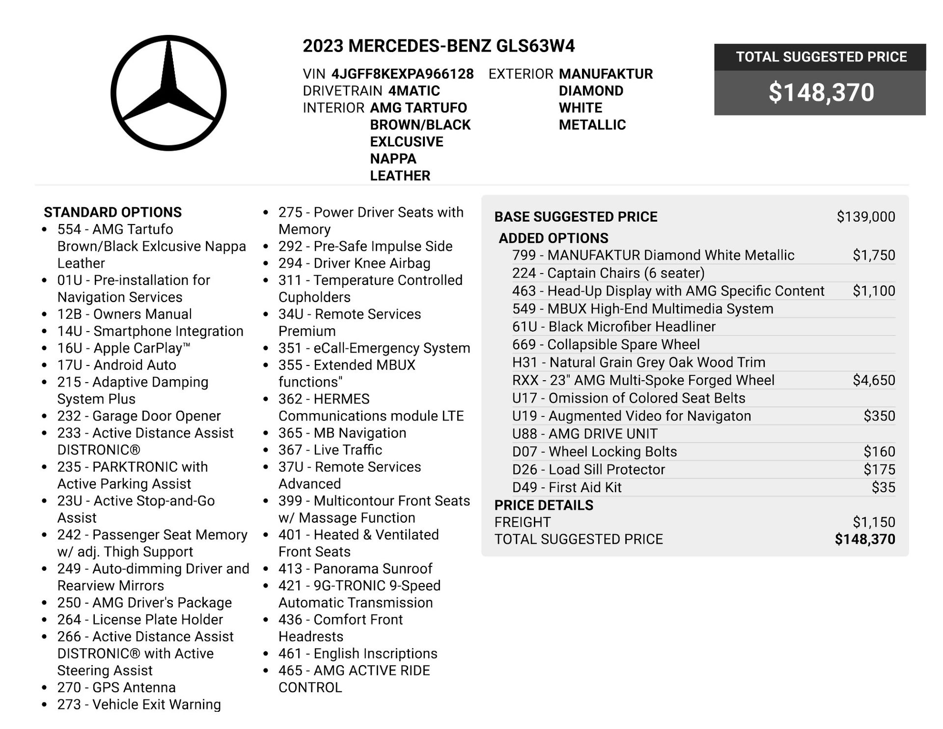 2023 Mercedes-Benz GLS GLS 63 AMG® for sale | TxTCharlie