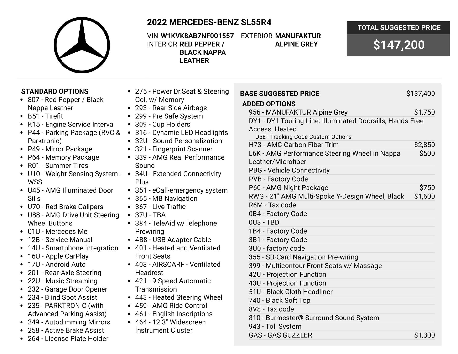 2022 Mercedes-Benz SL-Class SL 55 AMG® for sale | TxTCharlie