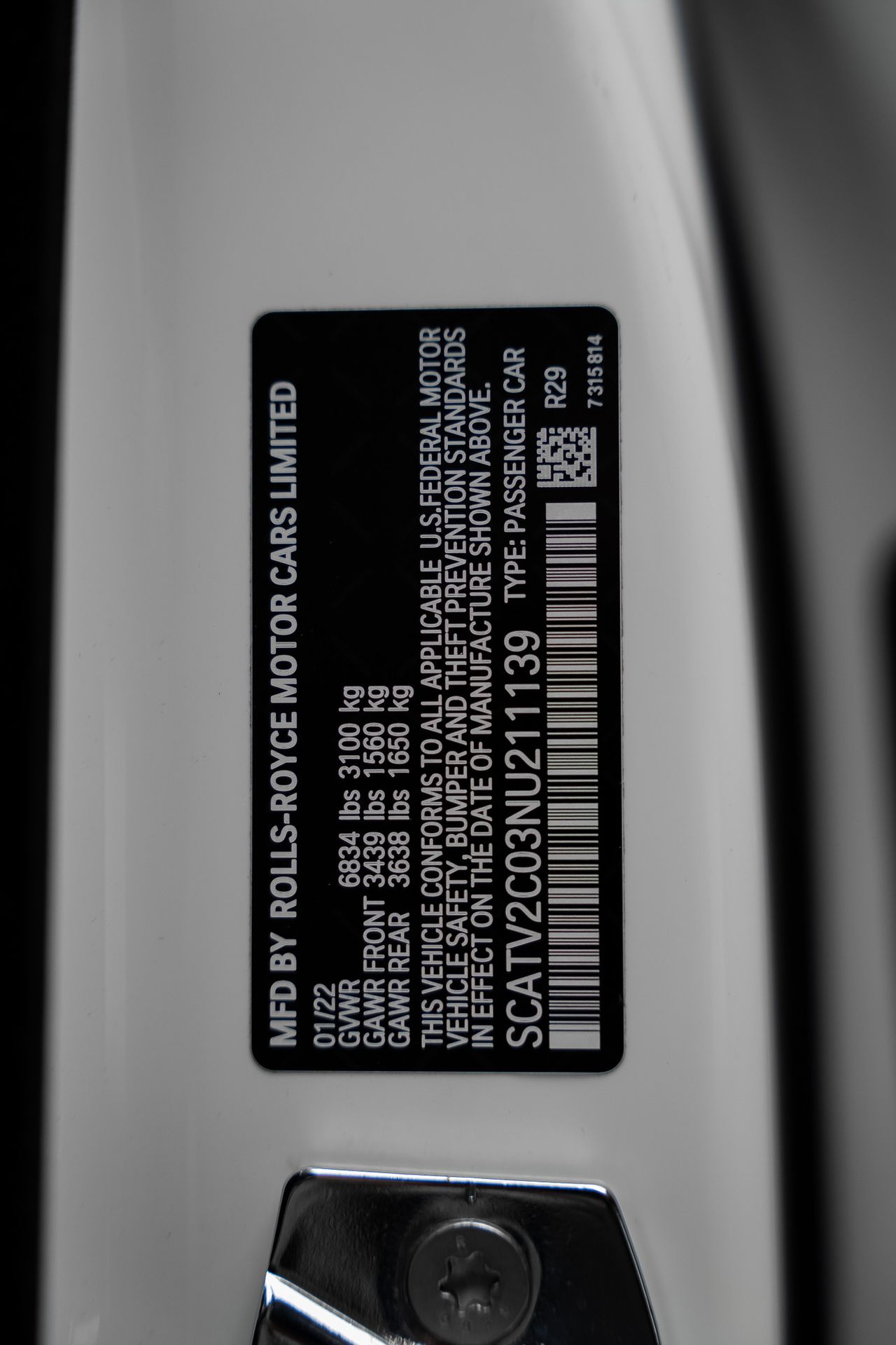 2022 Rolls-Royce Ghost EWB