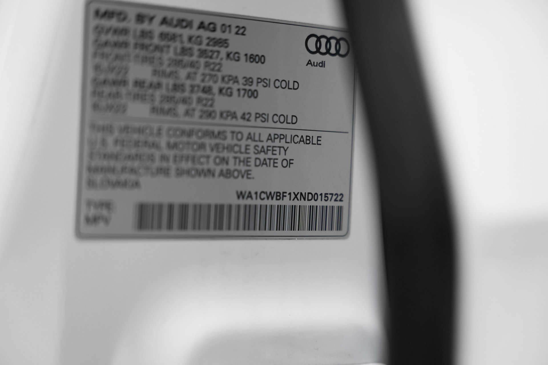 2022 Audi SQ8 4.0T Prestige