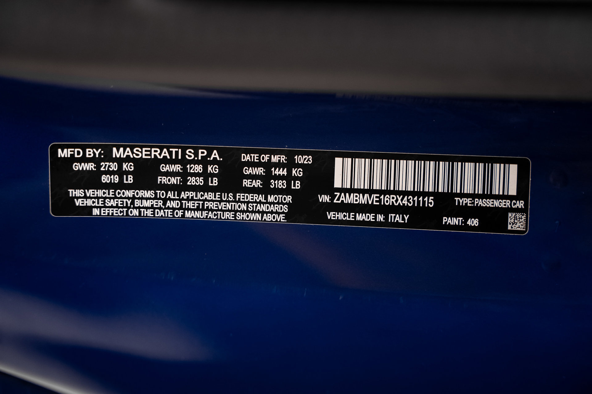 2024 Maserati GranTurismo