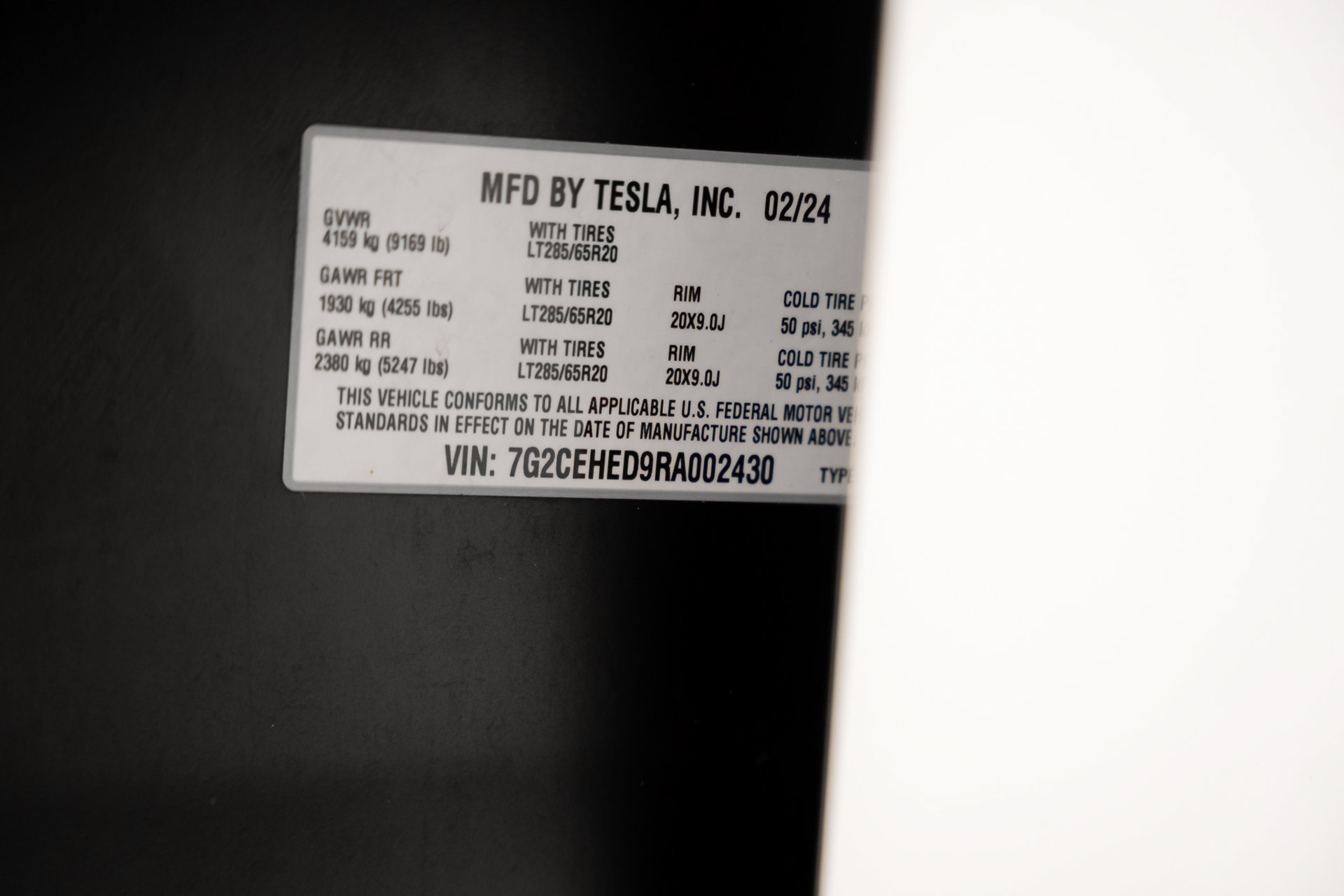 2024 Tesla Cybertruck
